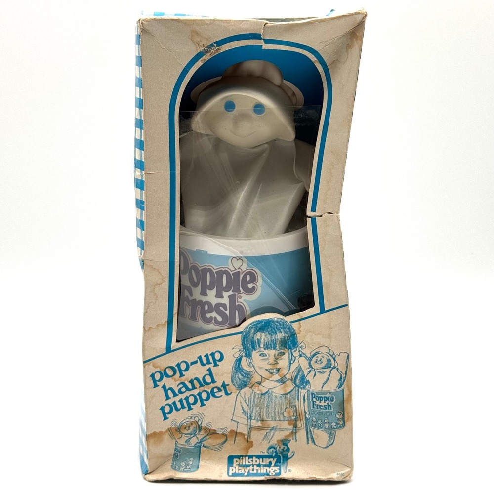 Poppie Fresh Pillsbury Pop Up Puppet 1974 Vintage 70s Rare